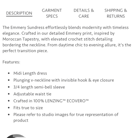 Arnhem Emmery Sundress in Oceana - Picture 13 of 13